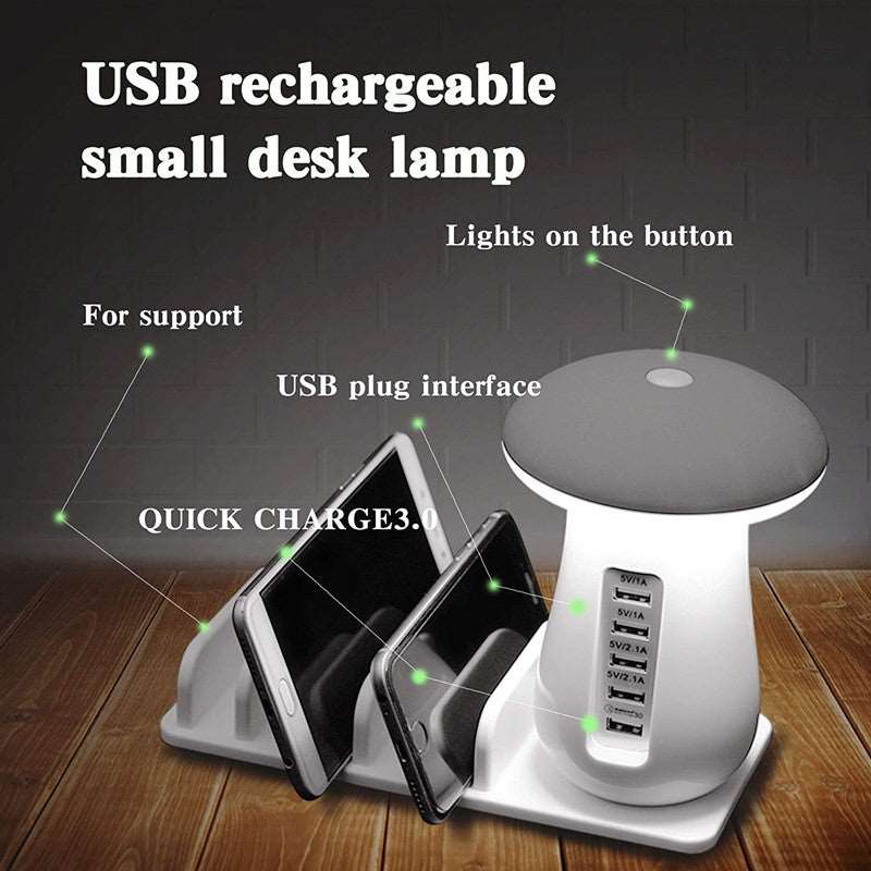 2-in-1 Multifunction Mushroom Lamp