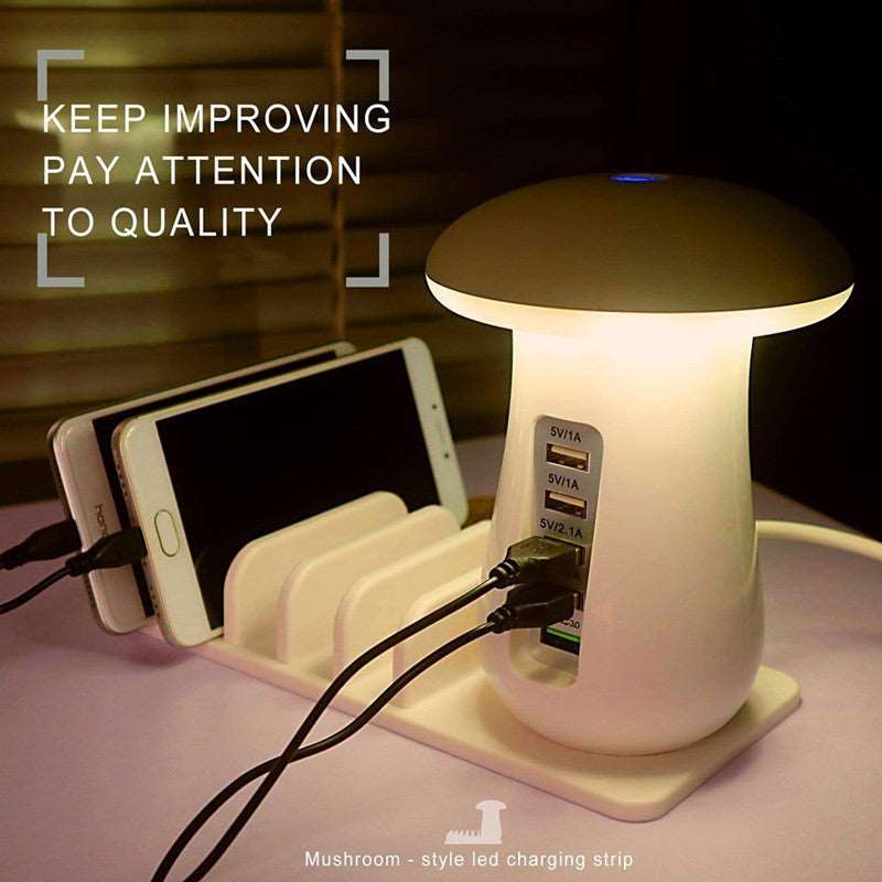 2-in-1 Multifunction Mushroom Lamp