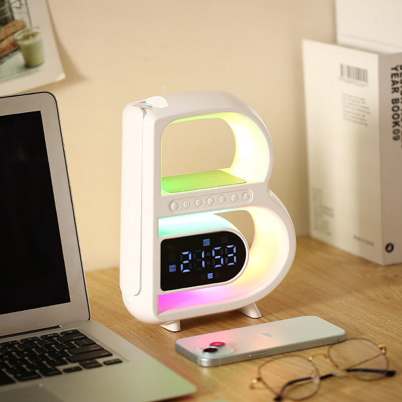 2024 B-Shaped Bluetooth Speaker | Multifunctional Music & Wireless Charger