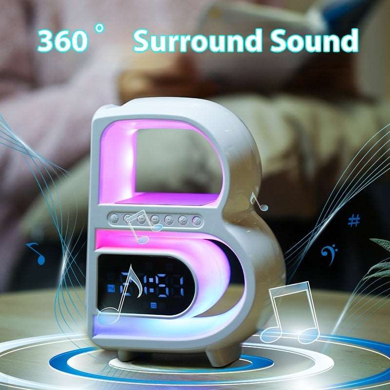 2024 B-Shaped Bluetooth Speaker | Multifunctional Music & Wireless Charger