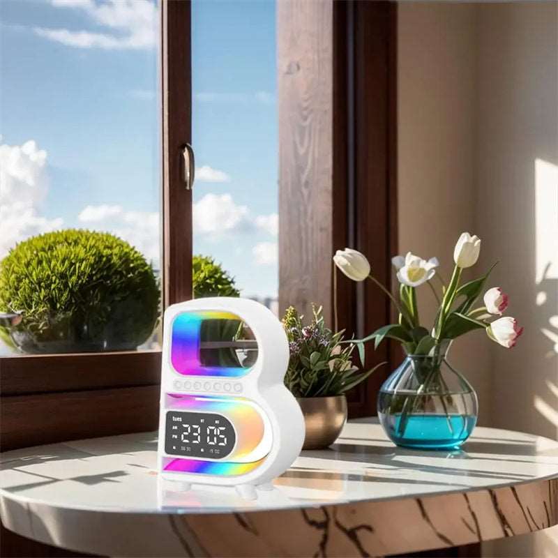 2024 B-Shaped Bluetooth Speaker | Multifunctional Music & Wireless Charger