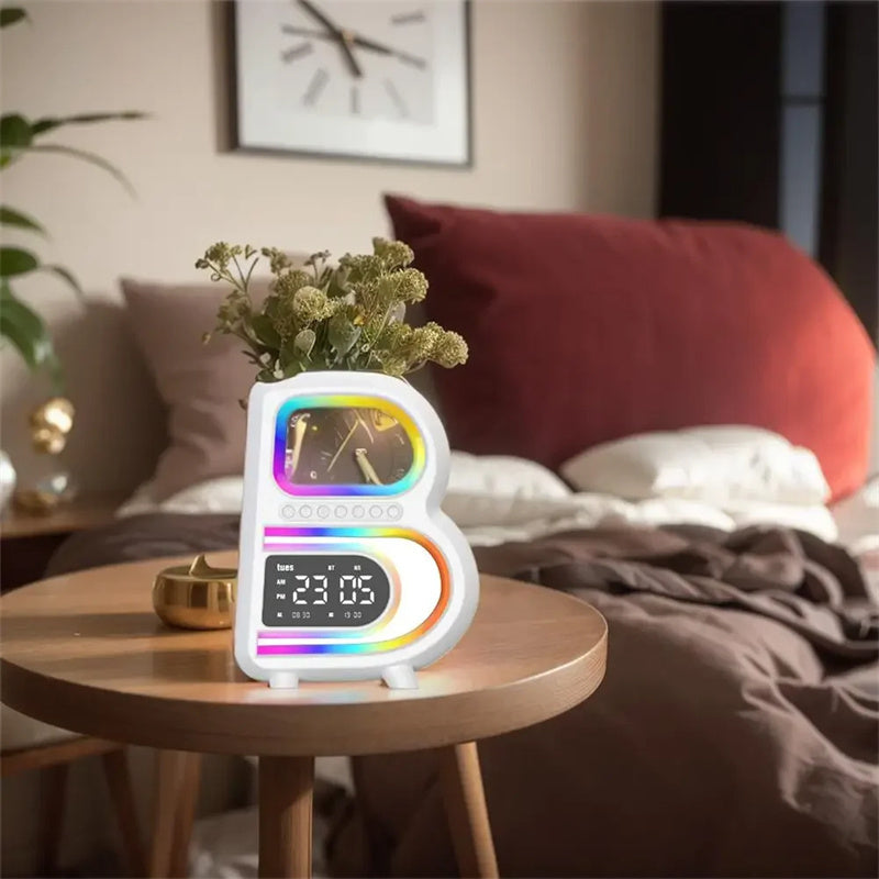 2024 B-Shaped Bluetooth Speaker | Multifunctional Music & Wireless Charger