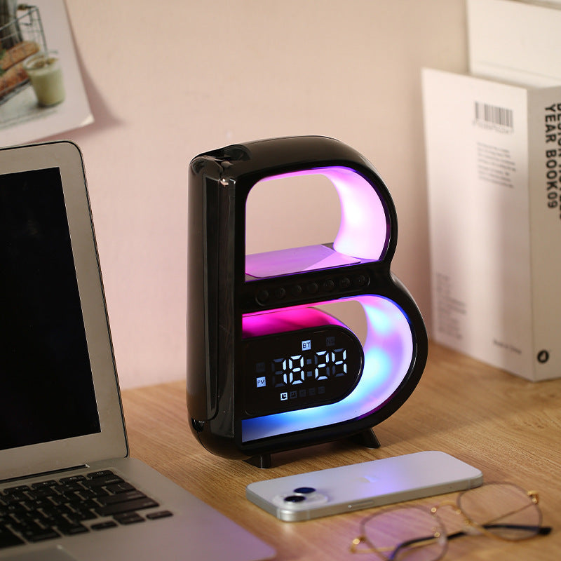 2024 B-Shaped Bluetooth Speaker | Multifunctional Music & Wireless Charger