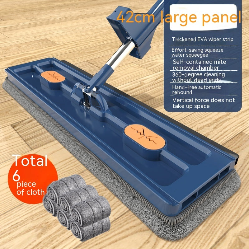360° Rotating Flat Mop - Large, Strong Water Absorption