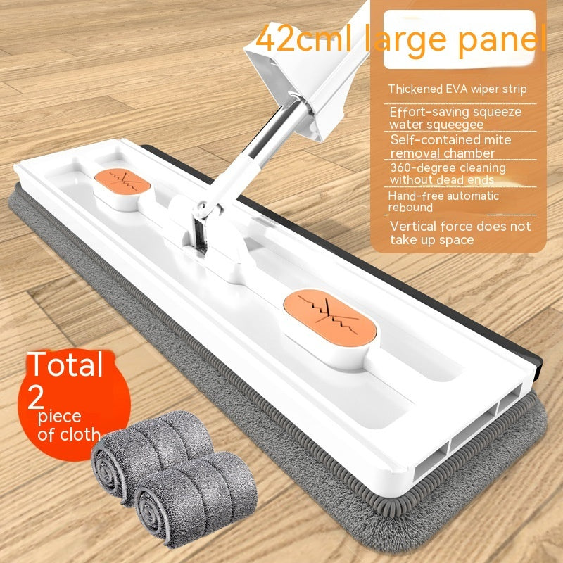 360° Rotating Flat Mop - Large, Strong Water Absorption