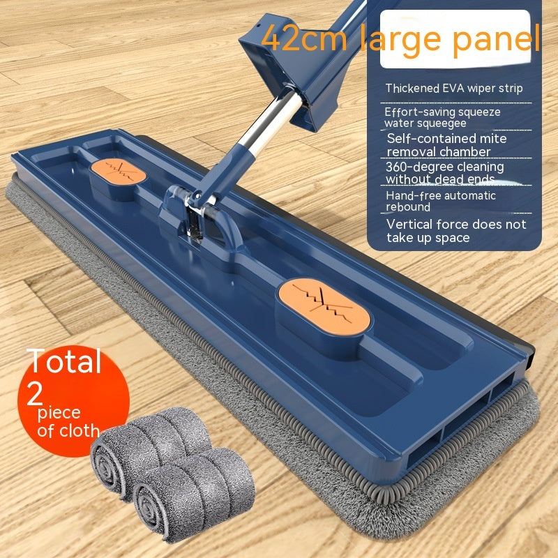 360° Rotating Flat Mop - Large, Strong Water Absorption