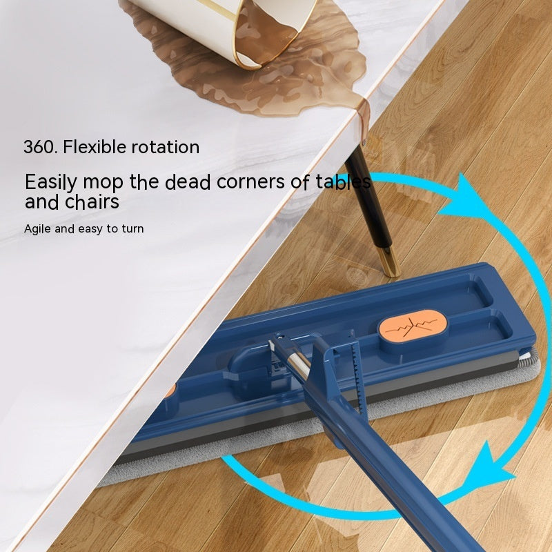360° Rotating Flat Mop - Large, Strong Water Absorption