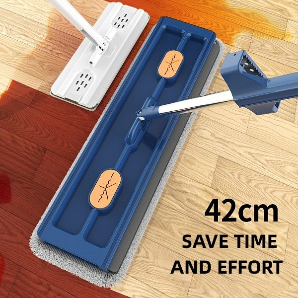 360° Rotating Flat Mop - Large, Strong Water Absorption