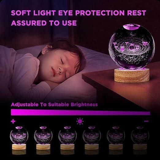 3D Crystal Lamp Ball | Assorted Designs