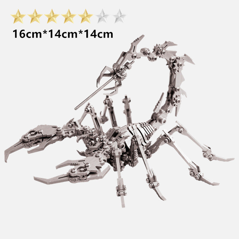 3D Overlord Fire-Breathing Ice Dragon & Scorpion King DIY Metal Puzzle
