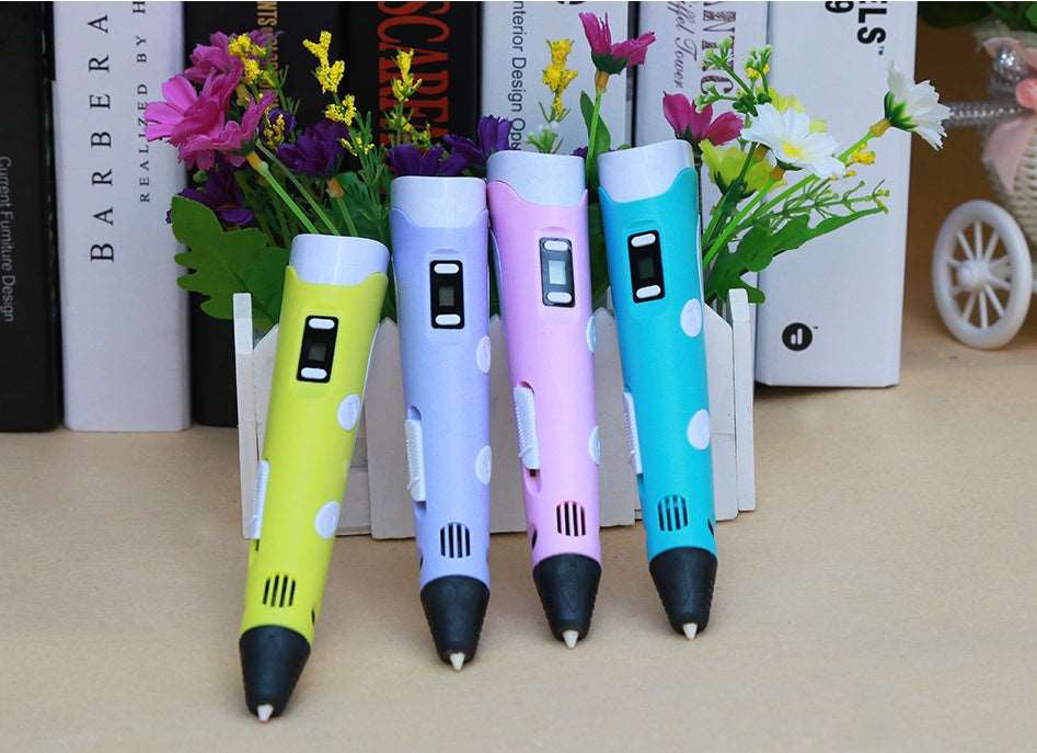 3D Print Pen 2nd Gen - Graffiti & Puzzle Painting Toy for Kids