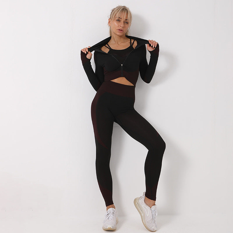 3PCS Seamless Yoga Set for Women