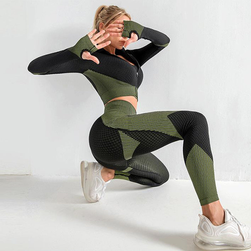 3PCS Seamless Yoga Set for Women