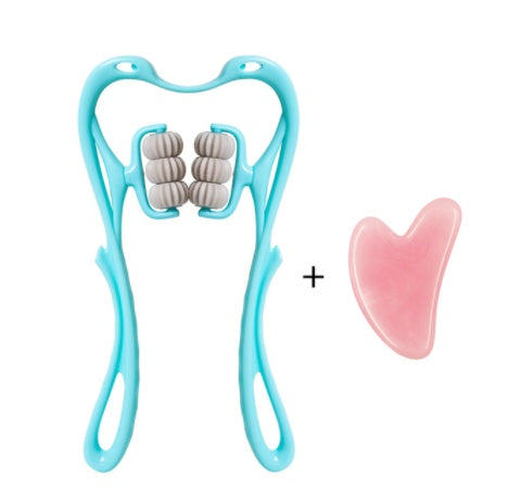 6-Wheel Neck Massager | Multifunctional Manual Roller for Instant Relief