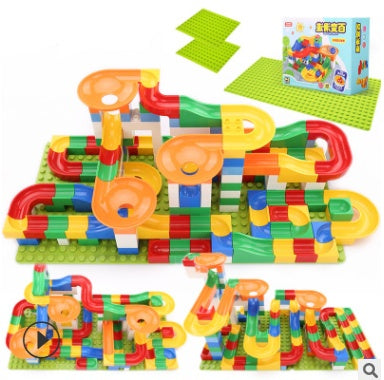 Children Large Particles Assembled Slide Puzzle Blocks Toys 3-10 Years Old Boy Toy