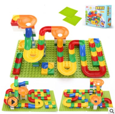 Children Large Particles Assembled Slide Puzzle Blocks Toys 3-10 Years Old Boy Toy