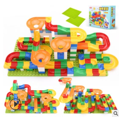 Children Large Particles Assembled Slide Puzzle Blocks Toys 3-10 Years Old Boy Toy