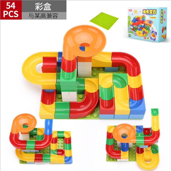 Children Large Particles Assembled Slide Puzzle Blocks Toys 3-10 Years Old Boy Toy