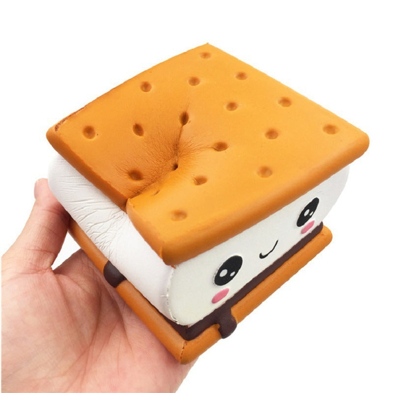 Chocolate sandwich biscuit toy