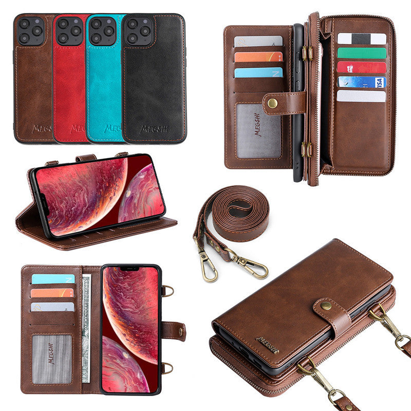 Detachable Wallet Backpack Phone Case for Samsung Galaxy