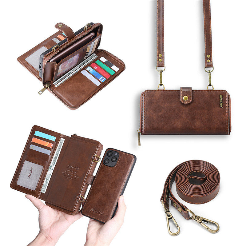 Detachable Wallet Backpack Phone Case for Samsung Galaxy
