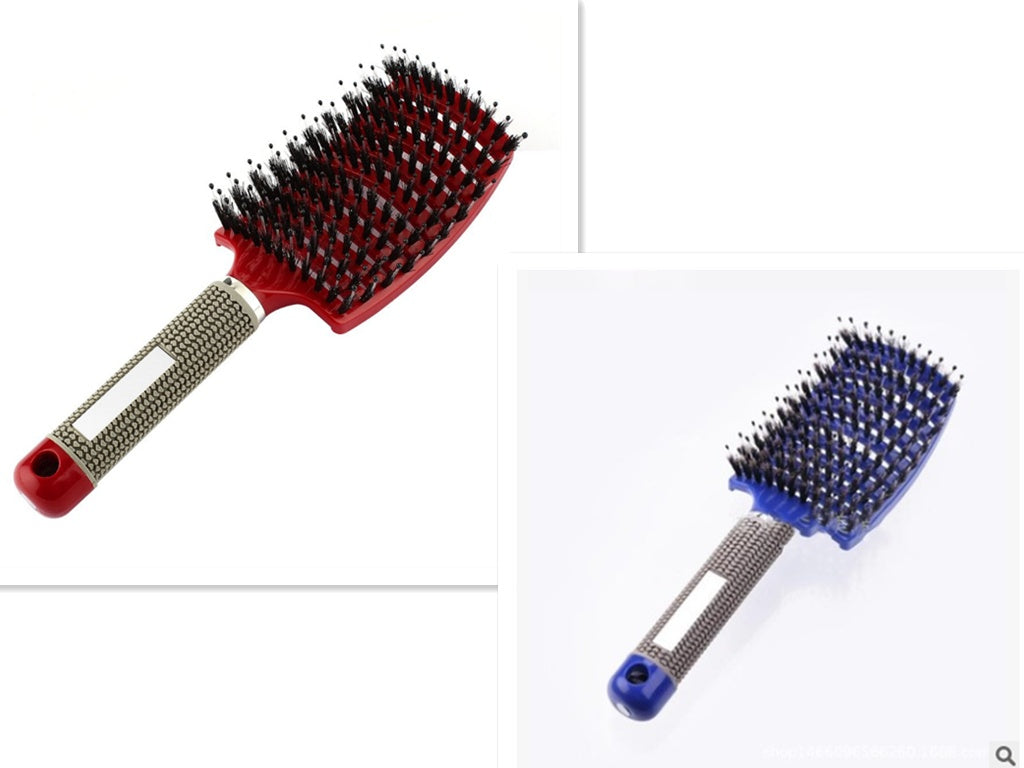 Hairbrush Anti Klit Brushy Haarborstel Women Detangler Hair Brush Bristle Nylon Scalp Massage Teaser Hair Brush Comb