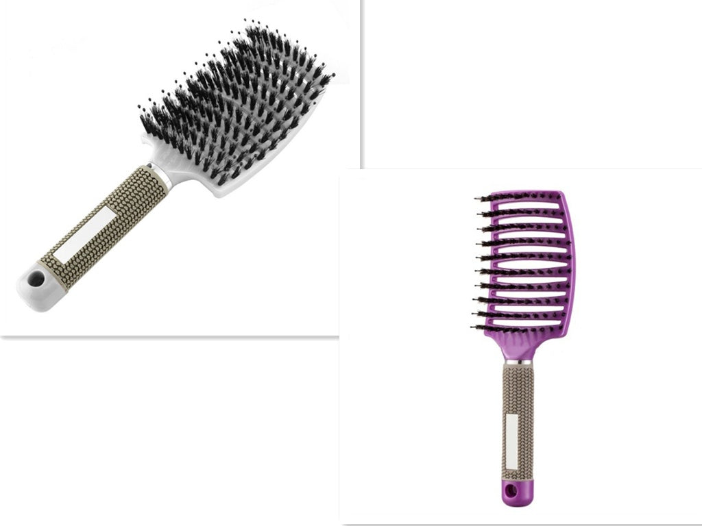 Hairbrush Anti Klit Brushy Haarborstel Women Detangler Hair Brush Bristle Nylon Scalp Massage Teaser Hair Brush Comb