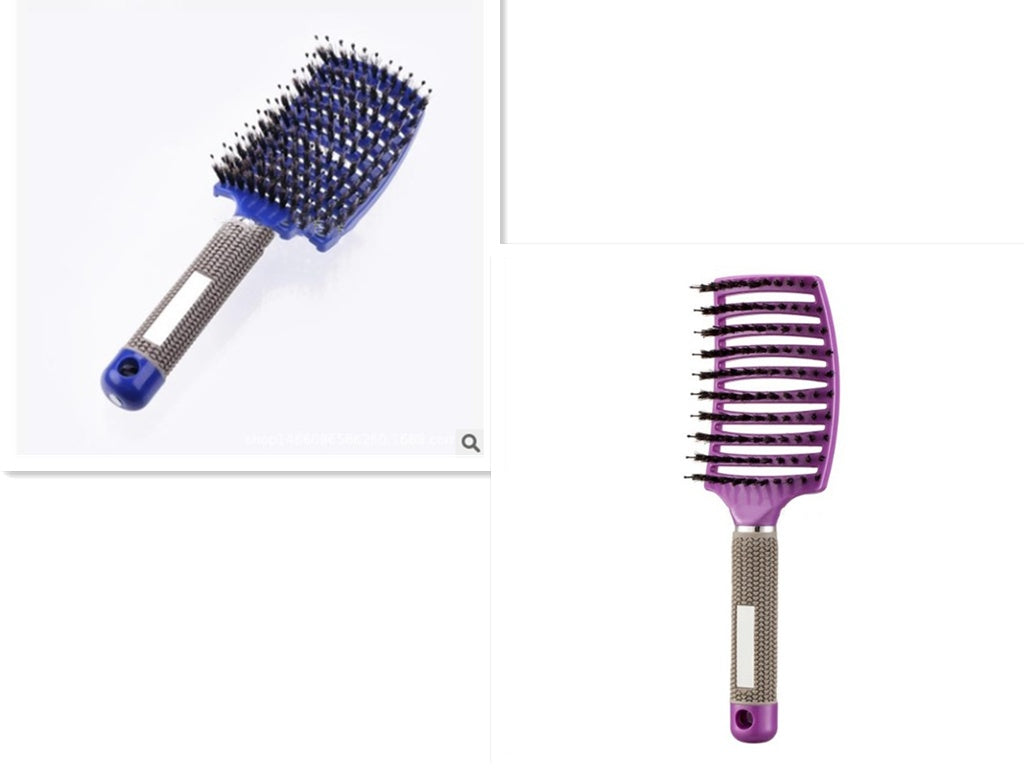 Hairbrush Anti Klit Brushy Haarborstel Women Detangler Hair Brush Bristle Nylon Scalp Massage Teaser Hair Brush Comb