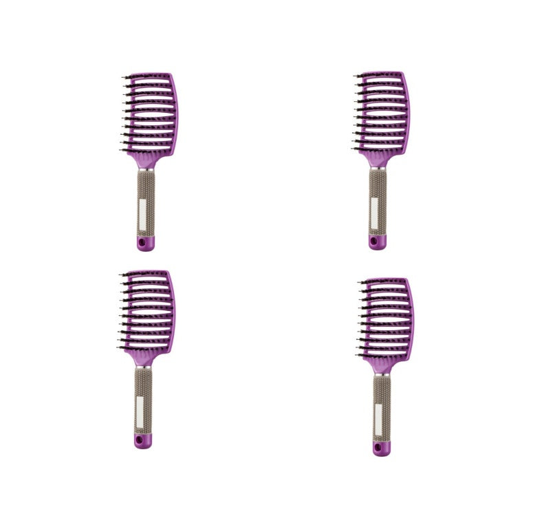 Hairbrush Anti Klit Brushy Haarborstel Women Detangler Hair Brush Bristle Nylon Scalp Massage Teaser Hair Brush Comb