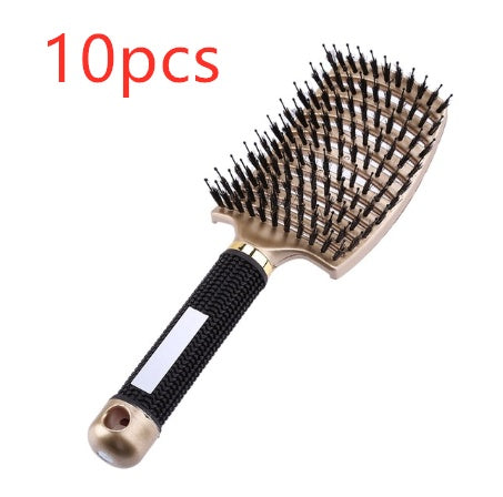 Hairbrush Anti Klit Brushy Haarborstel Women Detangler Hair Brush Bristle Nylon Scalp Massage Teaser Hair Brush Comb