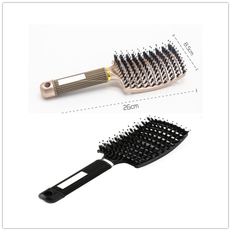 Hairbrush Anti Klit Brushy Haarborstel Women Detangler Hair Brush Bristle Nylon Scalp Massage Teaser Hair Brush Comb