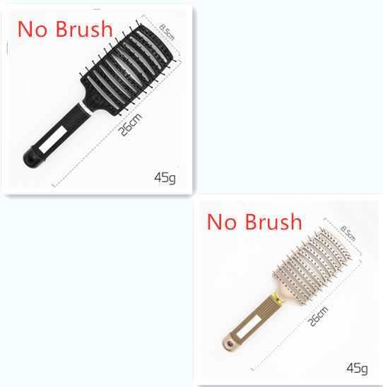Hairbrush Anti Klit Brushy Haarborstel Women Detangler Hair Brush Bristle Nylon Scalp Massage Teaser Hair Brush Comb