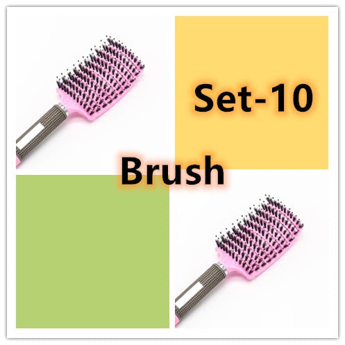 Hairbrush Anti Klit Brushy Haarborstel Women Detangler Hair Brush Bristle Nylon Scalp Massage Teaser Hair Brush Comb