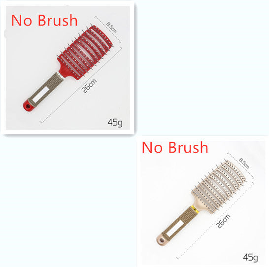 Hairbrush Anti Klit Brushy Haarborstel Women Detangler Hair Brush Bristle Nylon Scalp Massage Teaser Hair Brush Comb