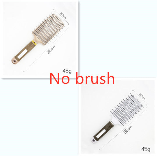 Hairbrush Anti Klit Brushy Haarborstel Women Detangler Hair Brush Bristle Nylon Scalp Massage Teaser Hair Brush Comb