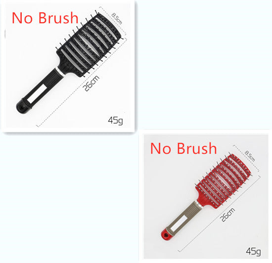 Hairbrush Anti Klit Brushy Haarborstel Women Detangler Hair Brush Bristle Nylon Scalp Massage Teaser Hair Brush Comb
