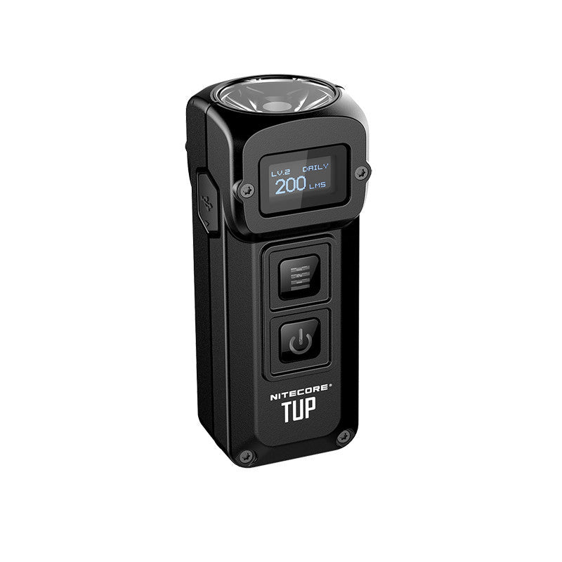 Knight Cole TUP Black Technology Metal Car Key Flashlight