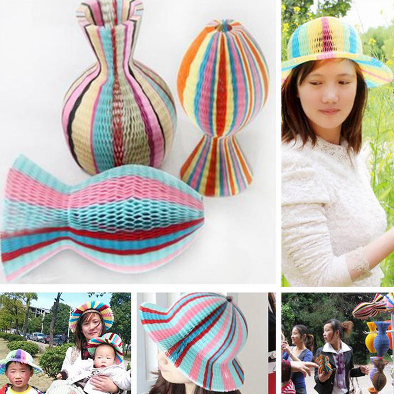 Magic Vase Hat Wholesale Ever-Changing Paper Hat Sun Hat Tourist Attraction