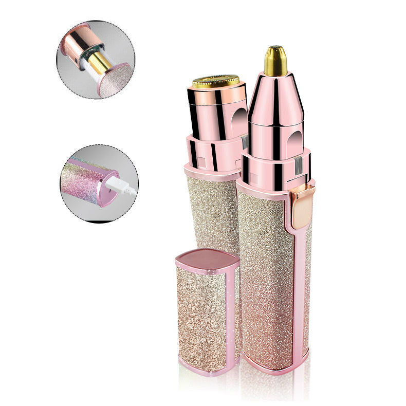 New Lipstick Shape Ladies Electric Shaver Automatic Eyebrow Trimming Artifact