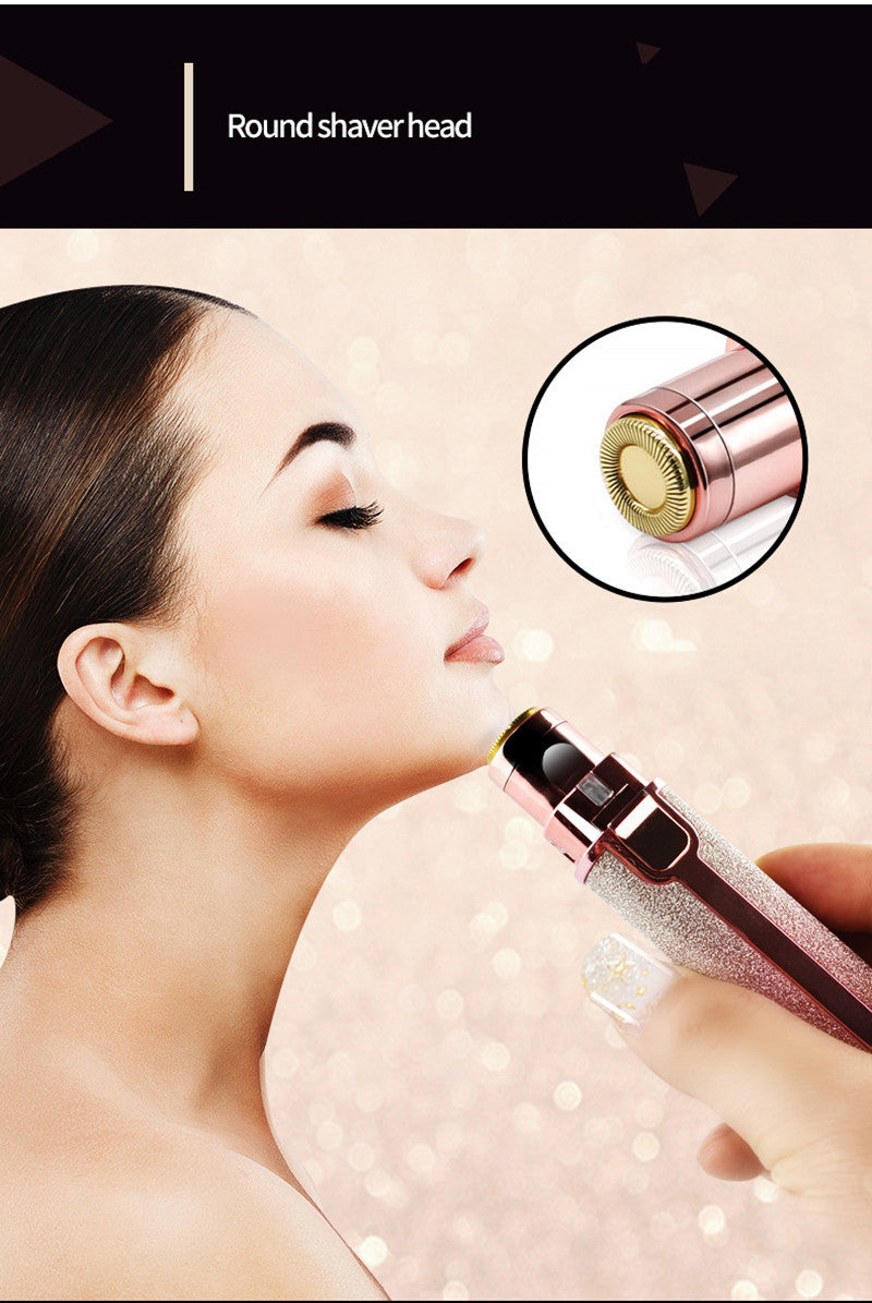 New Lipstick Shape Ladies Electric Shaver Automatic Eyebrow Trimming Artifact