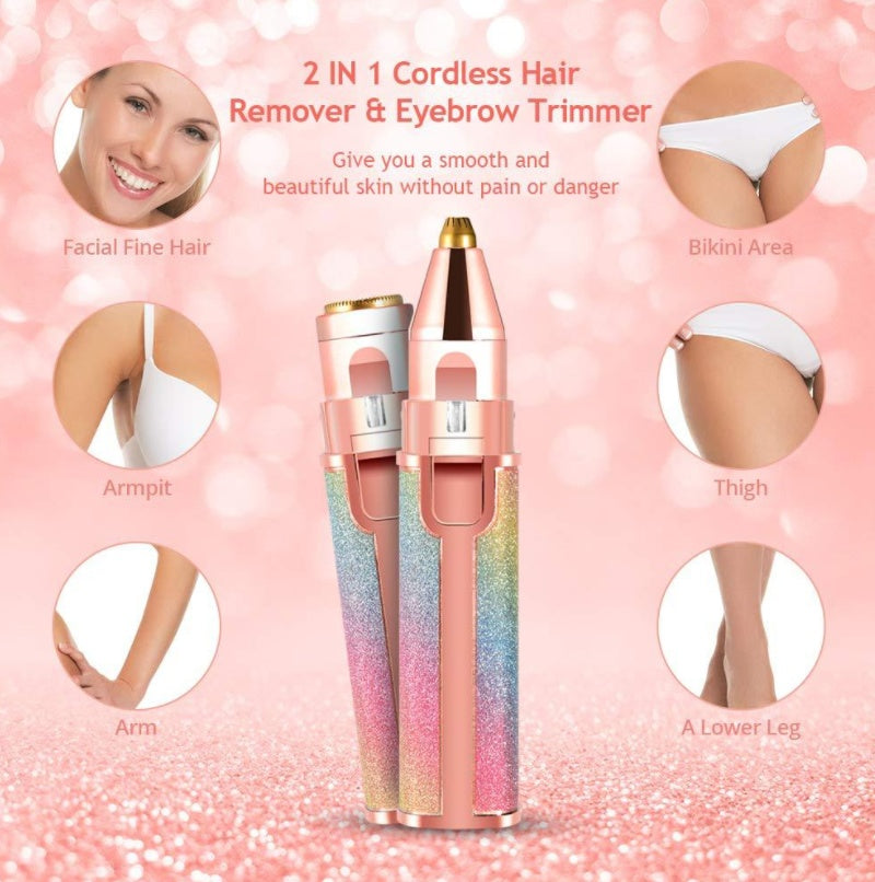 New Lipstick Shape Ladies Electric Shaver Automatic Eyebrow Trimming Artifact