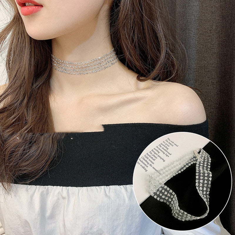 Personalized Simple Collar Short Neckband Neck Chain
