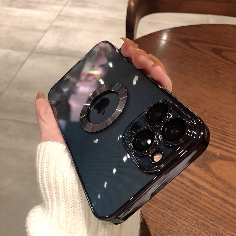 Phone Case with Camera Protector - Electroplated Soft Case for iPhone