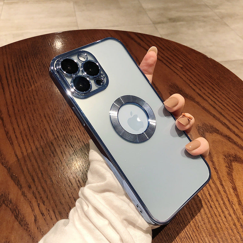 Phone Case with Camera Protector - Electroplated Soft Case for iPhone