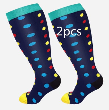 Plus Size Compression Socks - High Elasticity for Men & Women