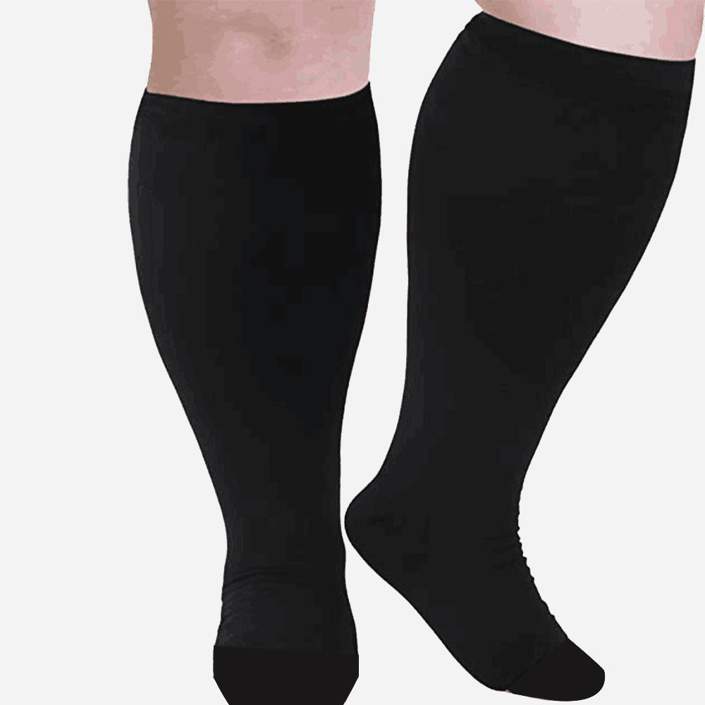 Plus Size Compression Socks - High Elasticity for Men & Women