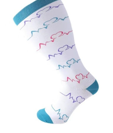 Plus Size Compression Socks - High Elasticity for Men & Women