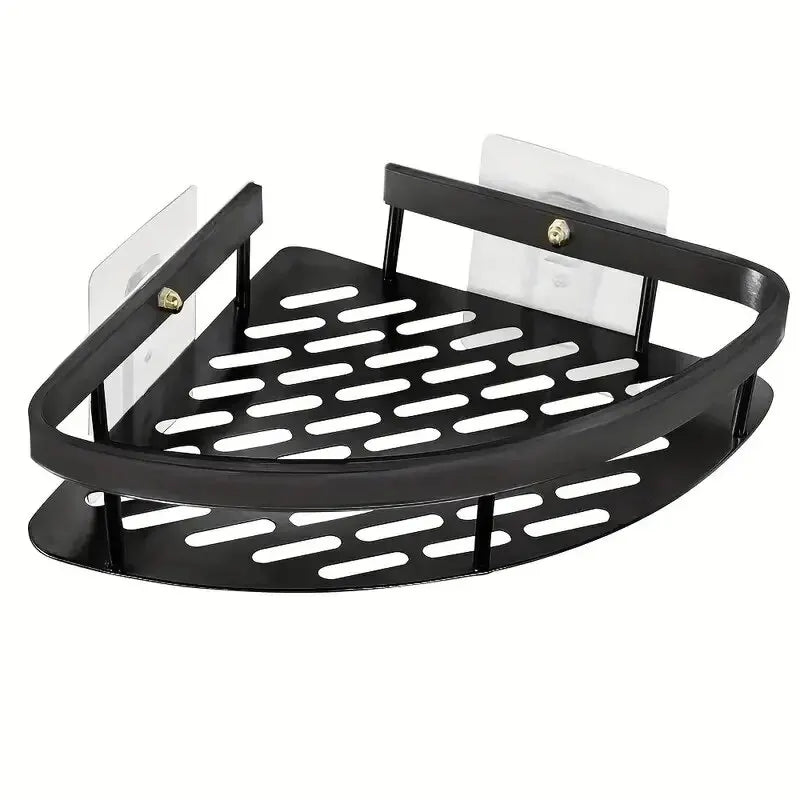 Bathroom Storage Rack No Drill Wall Mount Corner Shower Holder For WC Shampoo Organizer Accessories