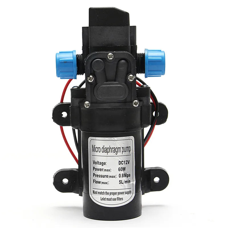 DC12V 60W 120PSI 5L/MIN Agricultural Electric Water Pump Adapter
