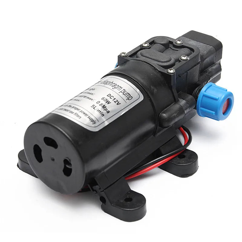 DC12V 60W 120PSI 5L/MIN Agricultural Electric Water Pump Adapter